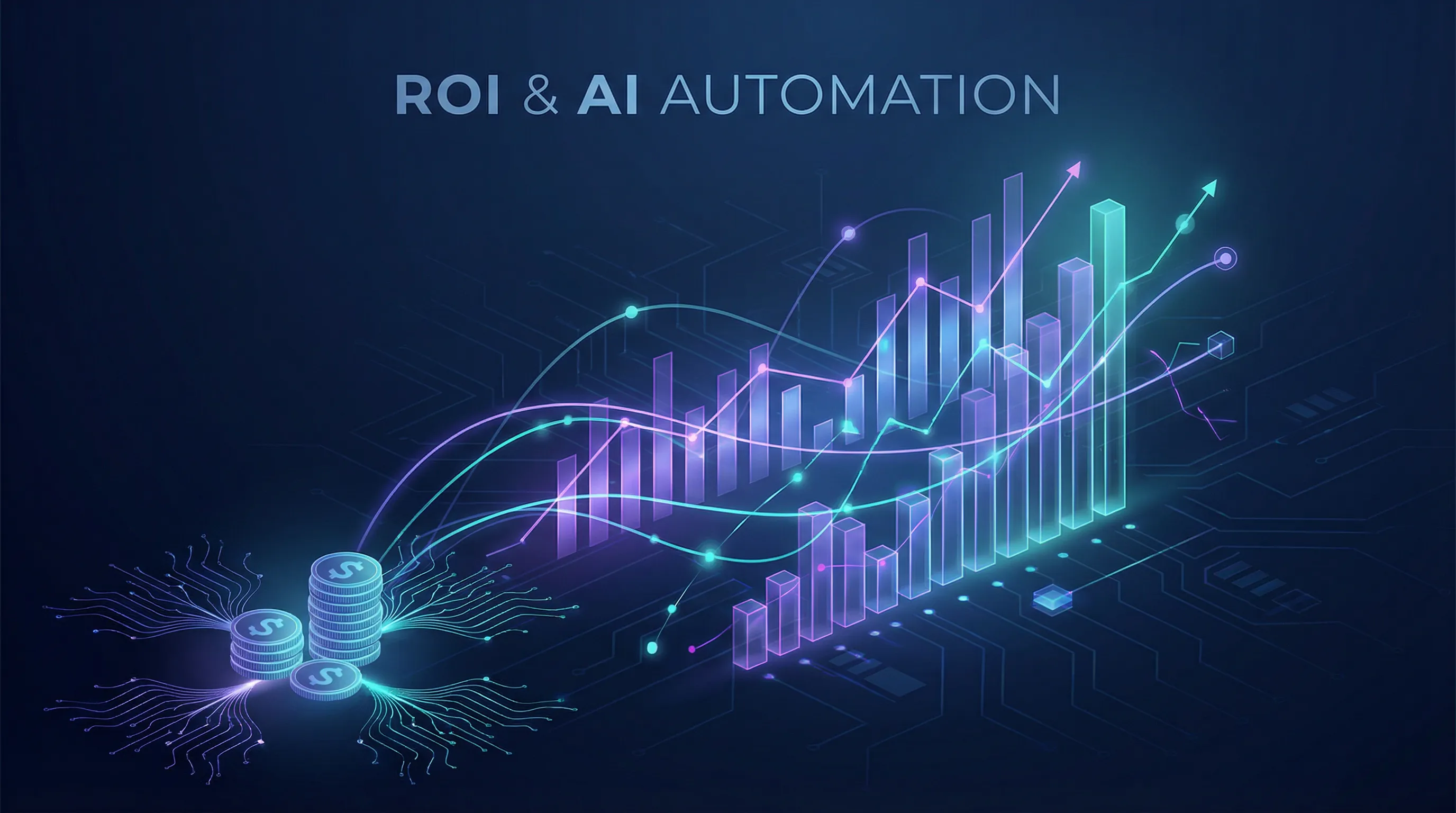 KI ROI Rechner - Kosten und Ersparnis durch KI-Chatbots und KI-Agenten visualisiert